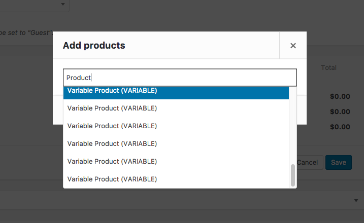 Uninformative AJAX Results for Variable Products - variable product information